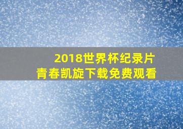 2018世界杯纪录片青春凯旋下载免费观看