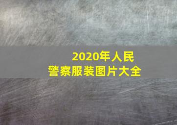 2020年人民警察服装图片大全