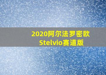 2020阿尔法罗密欧Stelvio赛道版