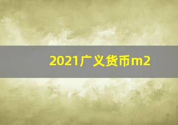 2021广义货币m2