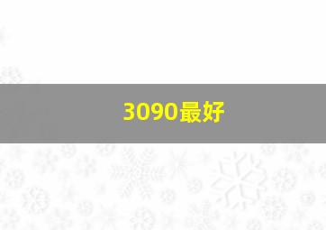 3090最好