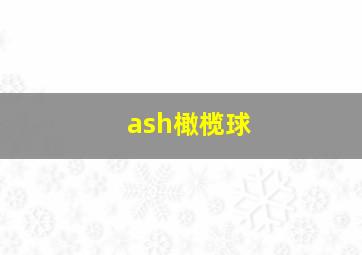 ash橄榄球