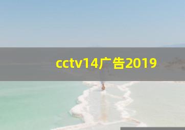 cctv14广告2019