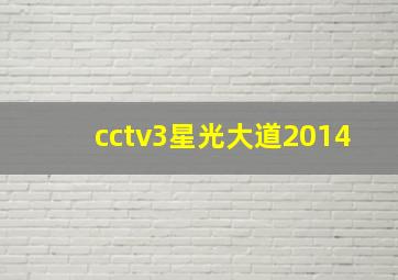 cctv3星光大道2014