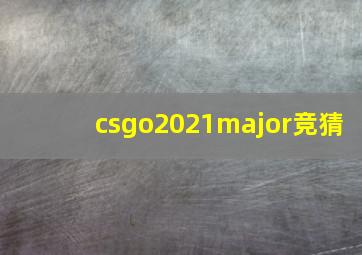 csgo2021major竞猜