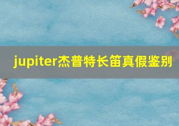 jupiter杰普特长笛真假鉴别