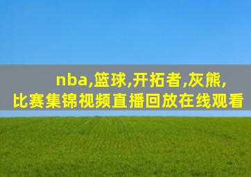 nba,篮球,开拓者,灰熊,比赛集锦视频直播回放在线观看