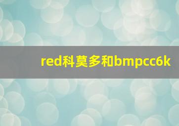 red科莫多和bmpcc6k