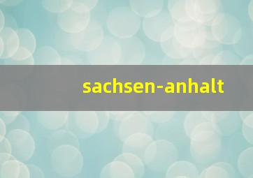 sachsen-anhalt