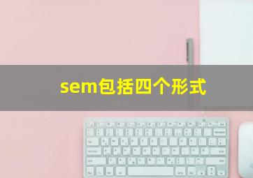 sem包括四个形式