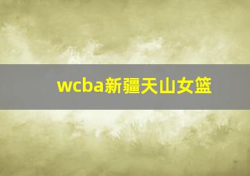 wcba新疆天山女篮