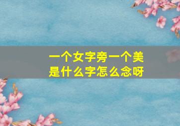 一个女字旁一个美是什么字怎么念呀