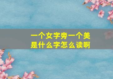 一个女字旁一个美是什么字怎么读啊