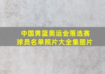 中国男篮奥运会落选赛球员名单照片大全集图片