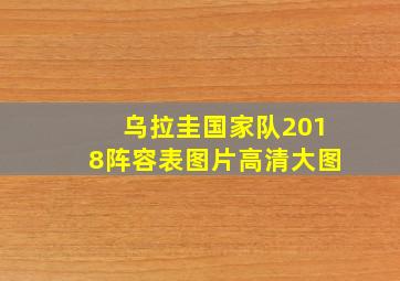 乌拉圭国家队2018阵容表图片高清大图