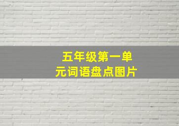 五年级第一单元词语盘点图片