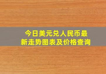 今日美元兑人民币最新走势图表及价格查询