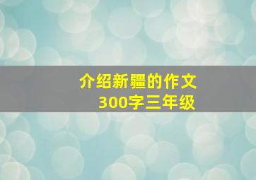 介绍新疆的作文300字三年级