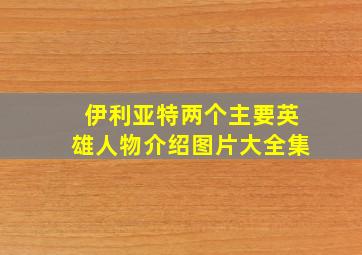 伊利亚特两个主要英雄人物介绍图片大全集