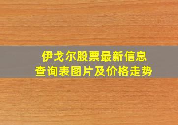 伊戈尔股票最新信息查询表图片及价格走势