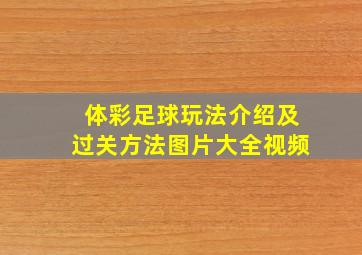 体彩足球玩法介绍及过关方法图片大全视频