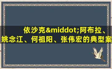 依沙克·阿布拉、姚念江、何祖阳、张伟宏的典型案件