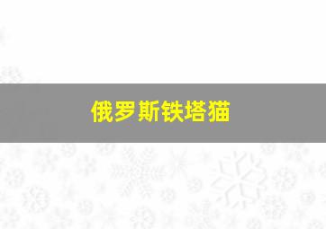 俄罗斯铁塔猫