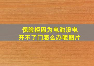 保险柜因为电池没电开不了门怎么办呢图片