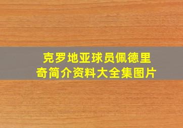 克罗地亚球员佩德里奇简介资料大全集图片