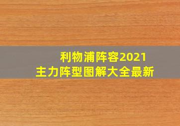 利物浦阵容2021主力阵型图解大全最新