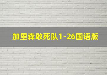 加里森敢死队1-26国语版