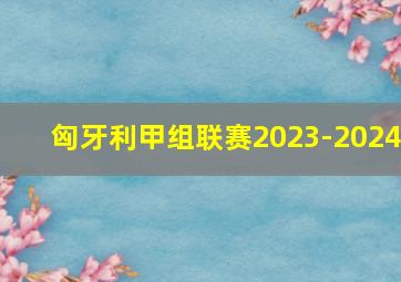 匈牙利甲组联赛2023-2024