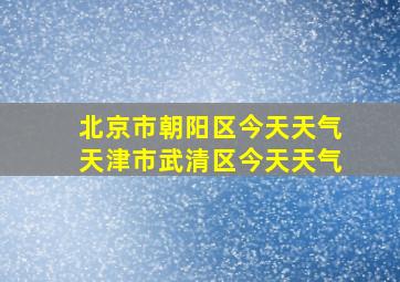 北京市朝阳区今天天气天津市武清区今天天气