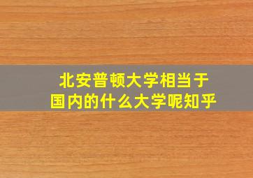 北安普顿大学相当于国内的什么大学呢知乎