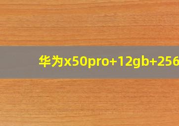 华为x50pro+12gb+256gb