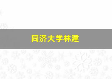 同济大学林建