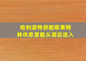 哈利波特拼图斯莱特林休息室能从湖边进入