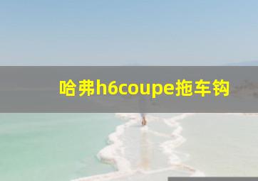 哈弗h6coupe拖车钩