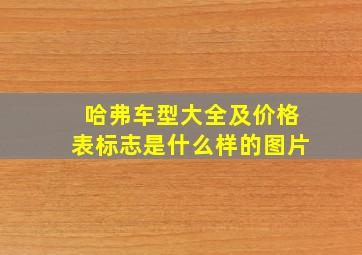 哈弗车型大全及价格表标志是什么样的图片