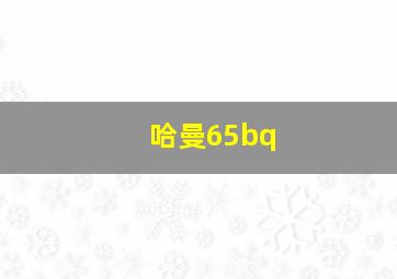 哈曼65bq