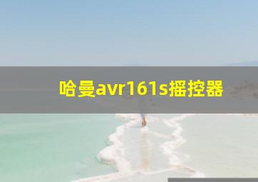 哈曼avr161s摇控器