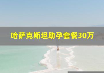 哈萨克斯坦助孕套餐30万