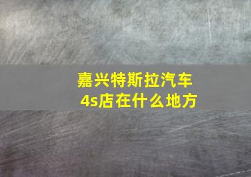 嘉兴特斯拉汽车4s店在什么地方