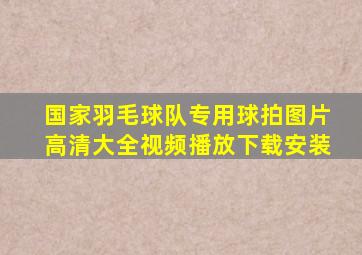 国家羽毛球队专用球拍图片高清大全视频播放下载安装