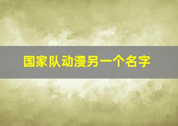 国家队动漫另一个名字