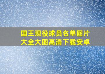 国王现役球员名单图片大全大图高清下载安卓