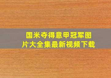 国米夺得意甲冠军图片大全集最新视频下载