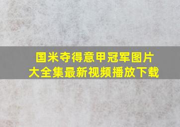 国米夺得意甲冠军图片大全集最新视频播放下载