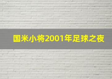 国米小将2001年足球之夜