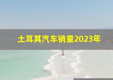 土耳其汽车销量2023年